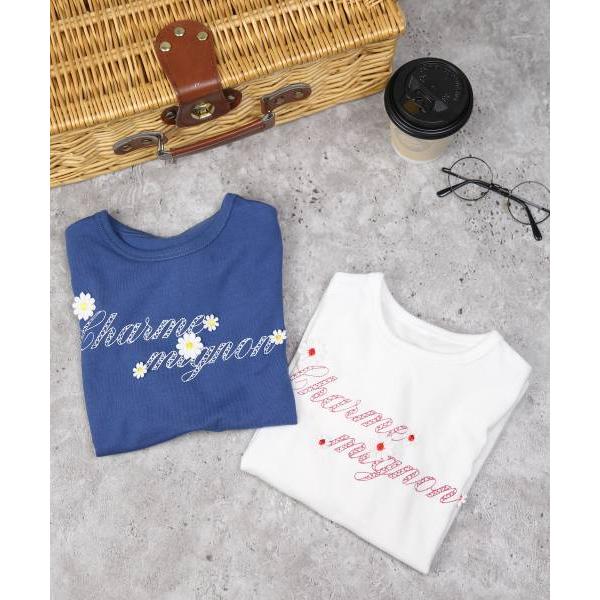 ラ・ポシェ・ビスキュイ　La poche biscuit　袖レース 半袖 Tシャツ (110・120・130・140)子ども服　女の子　幼児　小学生　キッズ　レース　LP25ES010 | la poche biscuit | 05