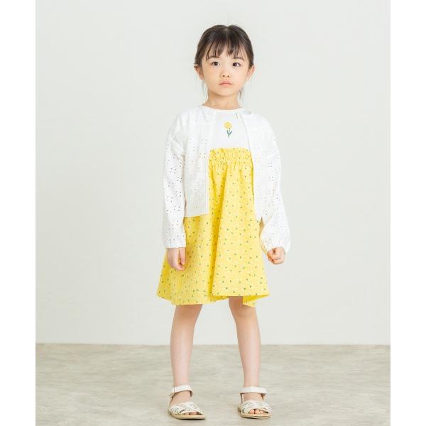 ラ・ポシェ・ビスキュイ　La poche biscuit　UVカット　レースカーディガン　( 110cm 120cm 130cm 140cm ) コンパクト キッズ　小学生　女の子　羽織り | la poche biscuit | 02