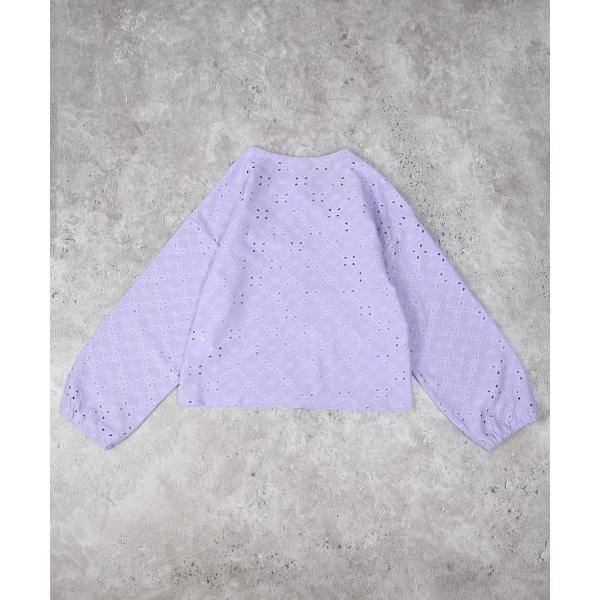 ラ・ポシェ・ビスキュイ　La poche biscuit　UVカット　レースカーディガン　( 110cm 120cm 130cm 140cm ) コンパクト キッズ　小学生　女の子　羽織り | la poche biscuit | 07