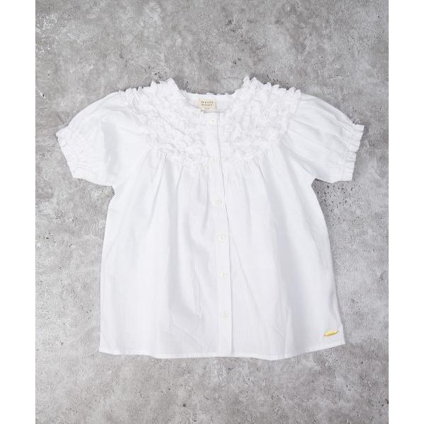 ラ・ポシェ・ビスキュイ　La poche biscuit　ブラウス　(110・120・130・140)子ども服　キッズ　小学生　女の子　ストライプ　お出かけ　LP25ES015 | la poche biscuit | 02