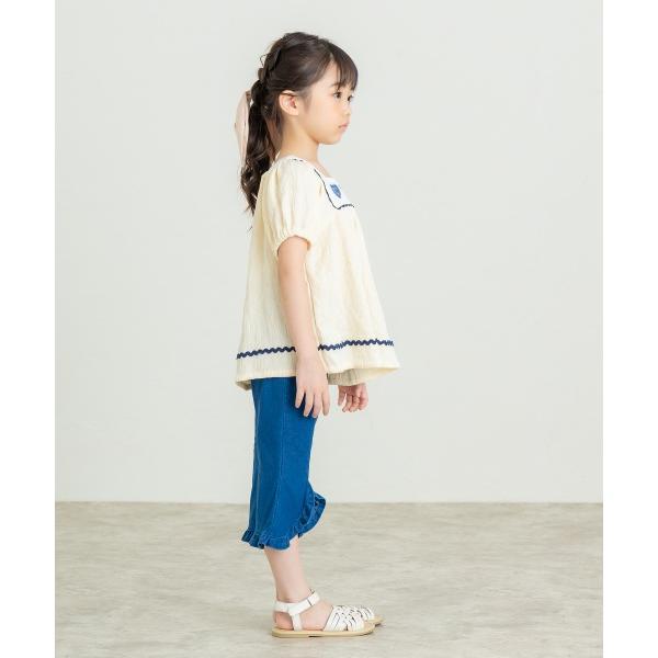 ラ・ポシェ・ビスキュイ　La poche biscuit　ハート柄　チュニック (110・120・130・140)子ども服　女の子　小学生　キッズ　LP25ES017　半袖　Tシャツ | la poche biscuit | 03