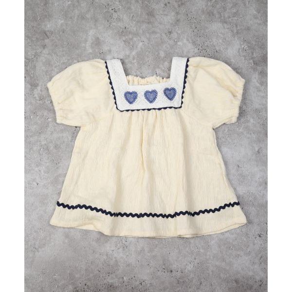 ラ・ポシェ・ビスキュイ　La poche biscuit　ハート柄　チュニック (110・120・130・140)子ども服　女の子　小学生　キッズ　LP25ES017　半袖　Tシャツ | la poche biscuit | 05