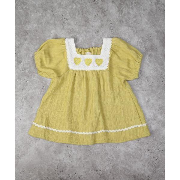 ラ・ポシェ・ビスキュイ　La poche biscuit　ハート柄　チュニック (110・120・130・140)子ども服　女の子　小学生　キッズ　LP25ES017　半袖　Tシャツ | la poche biscuit | 06