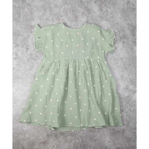 ラ・ポシェ・ビスキュイ　La poche biscuit　ハート　総柄　ワンピース (110・120・130・140)子ども服　女の子　小学生　キッズ　LP25ES019　半袖　綿100 | la poche biscuit | 06