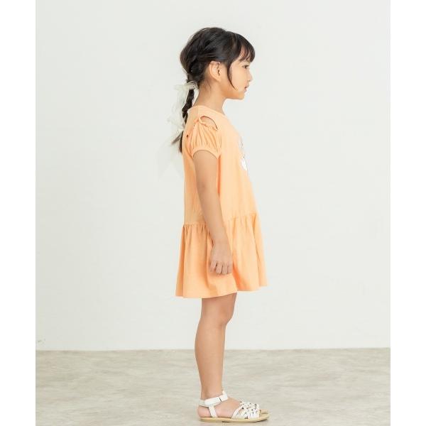 ラ・ポシェ・ビスキュイ　La poche biscuit　 2WAY うさぎ柄　ワンピース(110・120・130・140)子ども服　女の子　キッズ　半袖 オフショルダー　パフスリーブ | la poche biscuit | 08