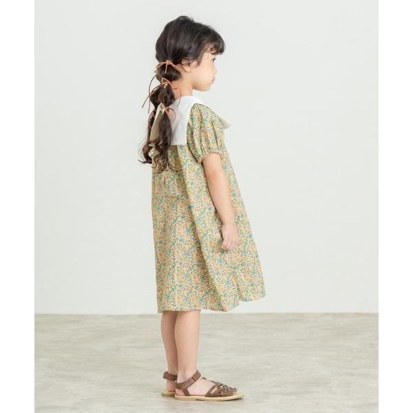 ●50％OFFセール●ラ・ポシェ・ビスキュイ　La poche biscuit　 2WAY フルーツ 総柄　ワンピース(110・120・130・140)子ども服　女の子　キッズ　半袖 前後着用 | la poche biscuit | 02