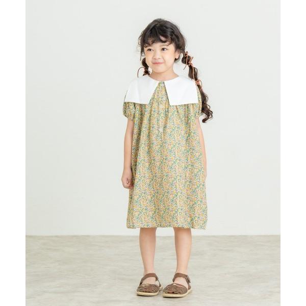 ●50％OFFセール●ラ・ポシェ・ビスキュイ　La poche biscuit　 2WAY フルーツ 総柄　ワンピース(110・120・130・140)子ども服　女の子　キッズ　半袖 前後着用 | la poche biscuit | 04