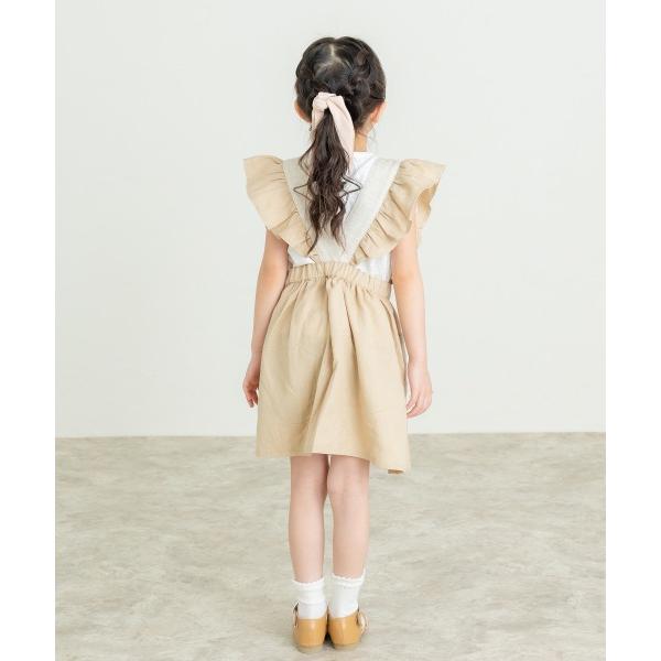 ラ・ポシェ・ビスキュイ　La poche biscuit　ジャンパースカート(110・120・130・140)子ども服　キッズ　小学生　女の子　花柄　刺繍　LP25ES025 | la poche biscuit | 03