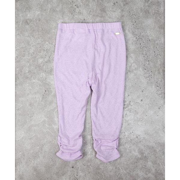 ラ・ポシェ・ビスキュイ　La poche biscuit　裾ギャザー　レギンス (110・120・130・140)子ども服　女の子　小学生　キッズ　LP25ES026　スパッツ | la poche biscuit | 03