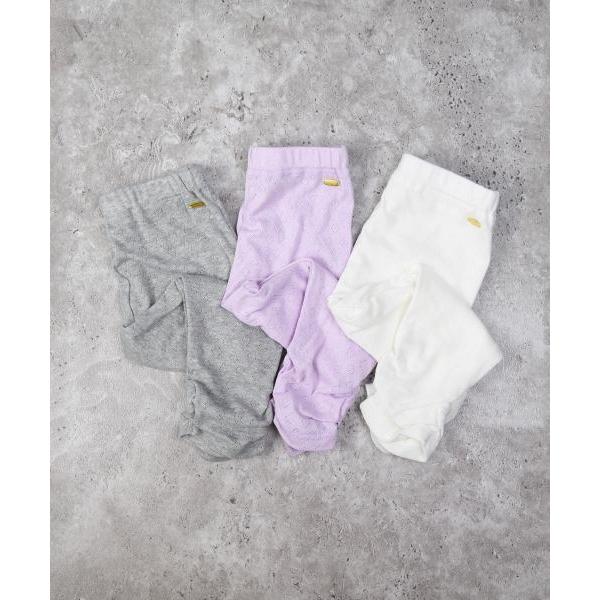 ラ・ポシェ・ビスキュイ　La poche biscuit　裾ギャザー　レギンス (110・120・130・140)子ども服　女の子　小学生　キッズ　LP25ES026　スパッツ | la poche biscuit | 05