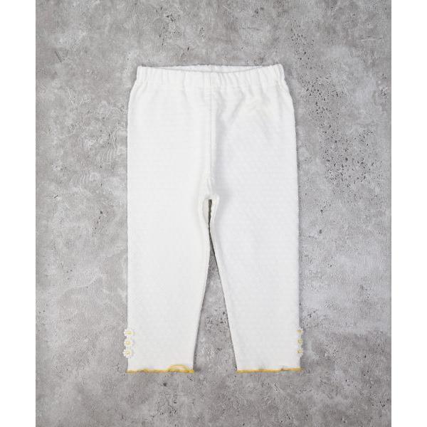 ラ・ポシェ・ビスキュイ　La poche biscuit　お花レース　レギンス (110・120・130・140)子ども服　女の子　小学生　キッズ　LP25ES027　スパッツ　7分丈 | la poche biscuit | 01