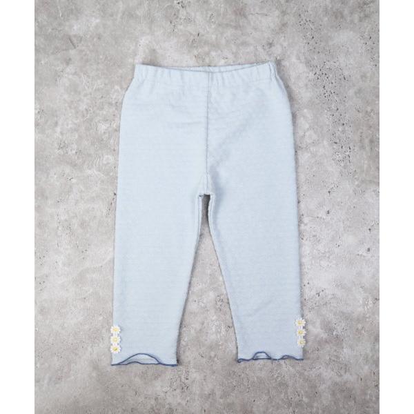 ラ・ポシェ・ビスキュイ　La poche biscuit　お花レース　レギンス (110・120・130・140)子ども服　女の子　小学生　キッズ　LP25ES027　スパッツ　7分丈 | la poche biscuit | 03