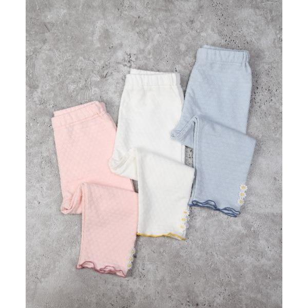 ラ・ポシェ・ビスキュイ　La poche biscuit　お花レース　レギンス (110・120・130・140)子ども服　女の子　小学生　キッズ　LP25ES027　スパッツ　7分丈 | la poche biscuit | 05