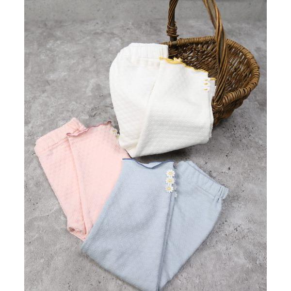 ラ・ポシェ・ビスキュイ　La poche biscuit　お花レース　レギンス (110・120・130・140)子ども服　女の子　小学生　キッズ　LP25ES027　スパッツ　7分丈 | la poche biscuit | 06