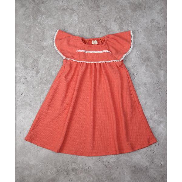 ラ・ポシェ・ビスキュイ　La poche biscuit　フリル　ワンピース( 110・120・130・140 ）子ども服　小学生　キッズ　女の子　グリーン　レッド　ガーリー | la poche biscuit | 08