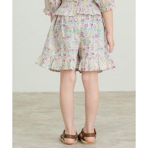 ラ・ポシェ・ビスキュイ　La poche biscuit　花総柄　キュロット( 110・120・130・140 ）子ども服　キッズ　女の子　パンツ　ズボン　夏　セットアップ | la poche biscuit | 02