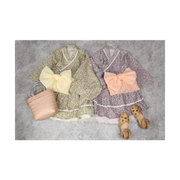 ●50％OFFセール●ラ　ポシェ　ビスキュイ　La poche biscuit　浴衣　ドレス （  110　120　130　140  ）小学生　キッズ　ジュニア　女の子　セパレート　セット | la poche biscuit | 15