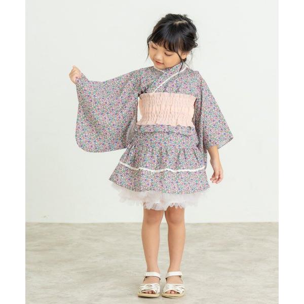 ●50％OFFセール●ラ　ポシェ　ビスキュイ　La poche biscuit　浴衣　ドレス （  110　120　130　140  ）小学生　キッズ　ジュニア　女の子　セパレート　セット | la poche biscuit | 01