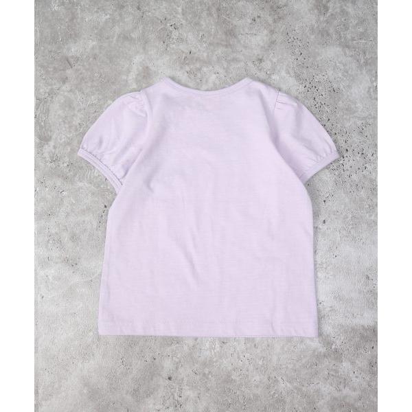 ラ・ポシェ・ビスキュイ　La poche biscuit　うさぎ 半袖Tシャツ  (110・120・130・140) 子ども服　キッズ　小学生　女の子　可愛い　ラベンダー　キナリ | la poche biscuit | 03
