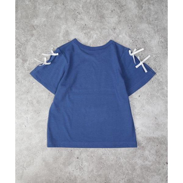 ラ・ポシェ・ビスキュイ　La poche biscuit　くま 半袖Tシャツ  (90・100・110・120・130・140) 子ども服　幼児　キッズ　小学生　女の子　可愛い　リボン付 | la poche biscuit | 02