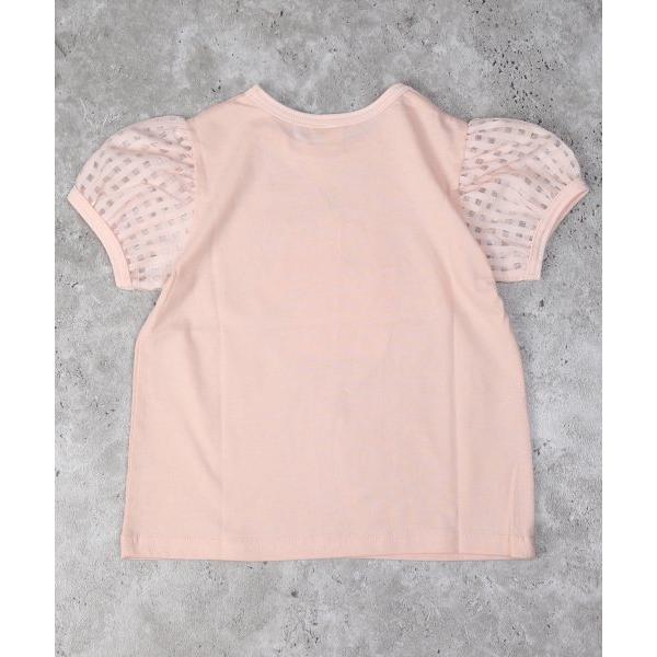 ●50％OFFセール●ララ・ポシェ・ビスキュイ　La poche biscuit　うさぎ　半袖　Tシャツ (90・100・110・120・130・140） 幼児　キッズ　小学生　女の子　透け感 | la poche biscuit | 03