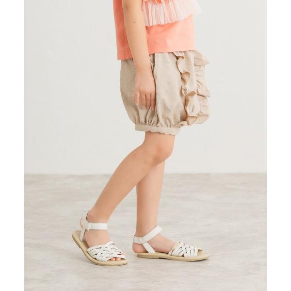 ラ・ポシェ・ビスキュイ　La poche biscuit　フリル　ショートパンツ　 (110・120・130・140） ズボン　短パン　キッズ　小学生　女の子　フリル | la poche biscuit | 03