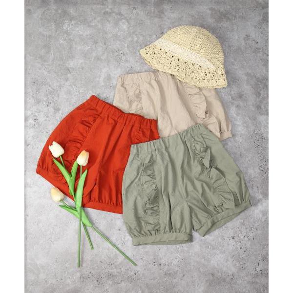 ラ・ポシェ・ビスキュイ　La poche biscuit　フリル　ショートパンツ　 (110・120・130・140） ズボン　短パン　キッズ　小学生　女の子　フリル | la poche biscuit | 09