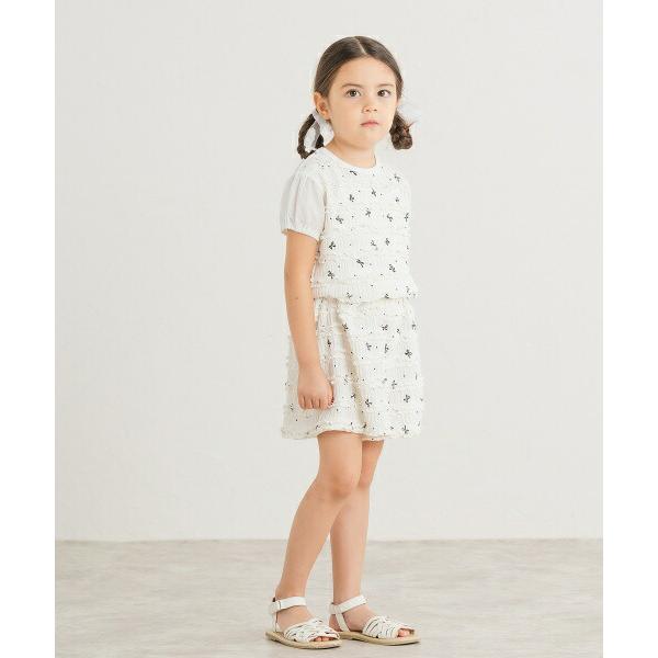 ラ・ポシェ・ビスキュイ　La poche biscuit　フリル　キュロット (110・120・130・140) 子ども服　キッズ　小学生　女の子　ショートパンツ　ズボン | la poche biscuit | 01