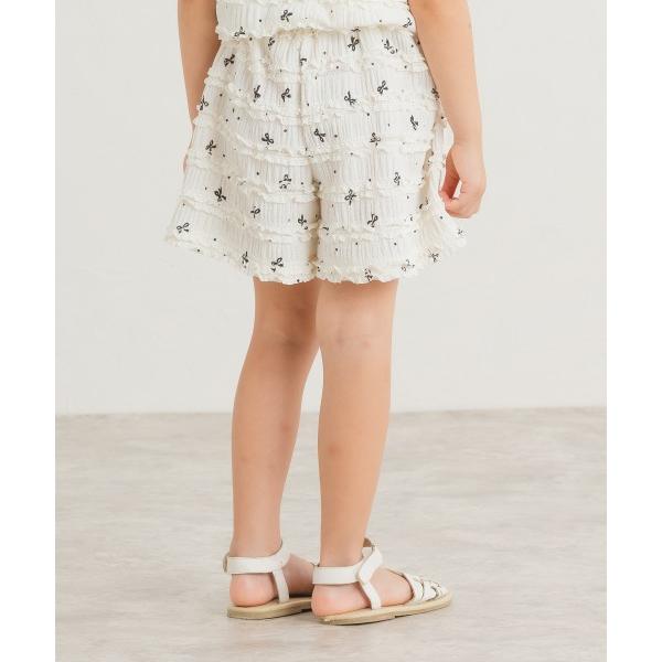 ラ・ポシェ・ビスキュイ　La poche biscuit　フリル　キュロット (110・120・130・140) 子ども服　キッズ　小学生　女の子　ショートパンツ　ズボン | la poche biscuit | 03