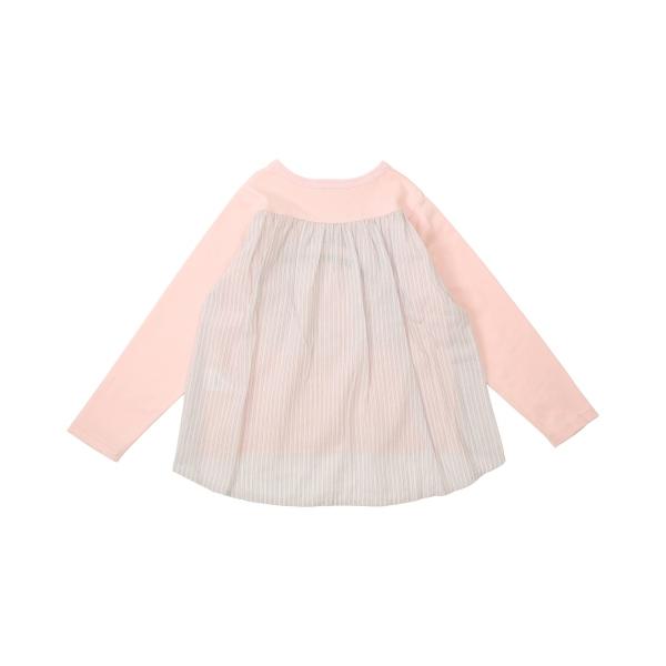 ●50％OFFセール●ラ・ポシェ・ビスキュイ　La poche biscuit　 うさぎ長袖Tシャツ(90・100・110・120・130・140)女の子　　ロンT　切替 | la poche biscuit | 04