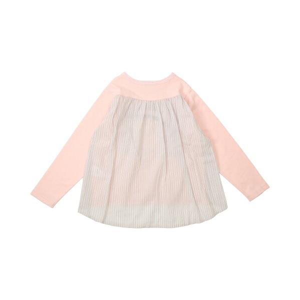 ●50％OFFセール●ラ・ポシェ・ビスキュイ　La poche biscuit　 うさぎ長袖Tシャツ(90・100・110・120・130・140)女の子　　ロンT　切替 | la poche biscuit | 04