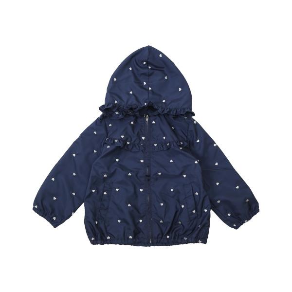 ●50％OFFセール●ラ・ポシェ・ビスキュイ　La poche biscuit　ハート総柄タフタジャケット(90・100・110・120・130・140)女の子　キッズ　羽織り | la poche biscuit | 06
