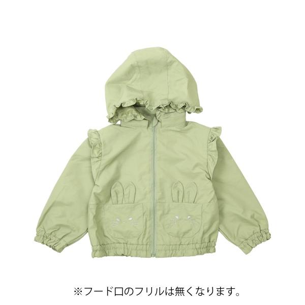 ●50％OFFセール●ラ・ポシェ・ビスキュイ　La poche biscuit　うさぎウインドブレーカー(90・100・110・120・130・140)女の子　キッズ　羽織り | la poche biscuit | 06