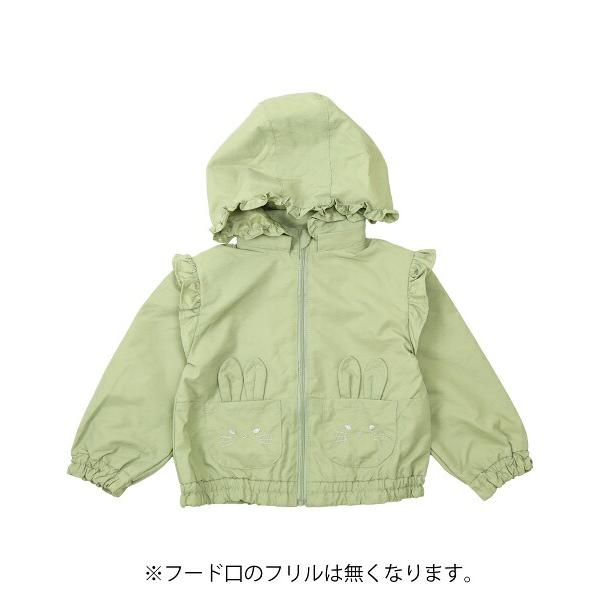 ●50％OFFセール●ラ・ポシェ・ビスキュイ　La poche biscuit　うさぎウインドブレーカー(90・100・110・120・130・140)女の子　キッズ　羽織り | la poche biscuit | 06