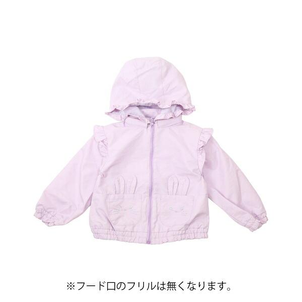 ●50％OFFセール●ラ・ポシェ・ビスキュイ　La poche biscuit　うさぎウインドブレーカー(90・100・110・120・130・140)女の子　キッズ　羽織り | la poche biscuit | 07