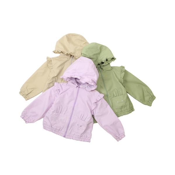 ●50％OFFセール●ラ・ポシェ・ビスキュイ　La poche biscuit　うさぎウインドブレーカー(90・100・110・120・130・140)女の子　キッズ　羽織り | la poche biscuit | 09