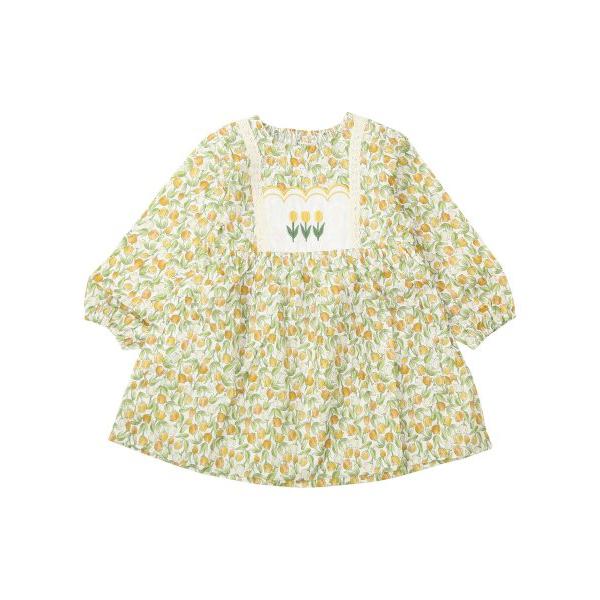 ●50％OFFセール●ラ・ポシェ・ビスキュイ　La poche biscuit　チューリップワンピース(90・100・110・120・130・140)女の子　　可愛い　お花 | la poche biscuit | 05