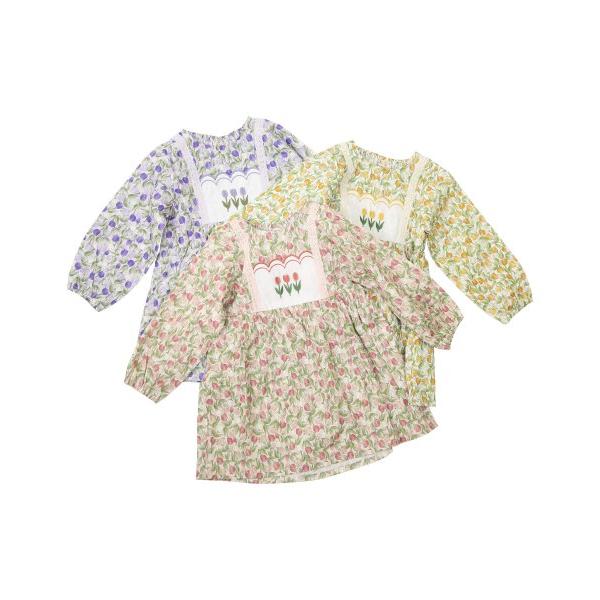 ●50％OFFセール●ラ・ポシェ・ビスキュイ　La poche biscuit　チューリップワンピース(90・100・110・120・130・140)女の子　　可愛い　お花 | la poche biscuit | 08