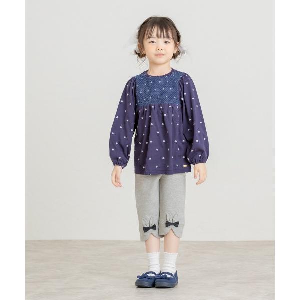 ●50％OFFセール●ラ・ポシェ・ビスキュイ　La poche biscuit　裾うさぎパンツ　7分丈(90・100・110・120・130・140)女の子　キッズ　ズボン | la poche biscuit | 02