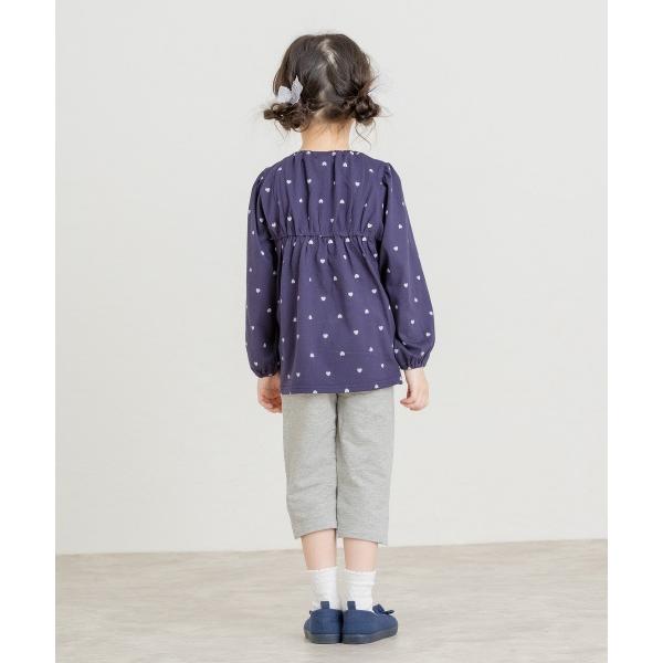 ●50％OFFセール●ラ・ポシェ・ビスキュイ　La poche biscuit　裾うさぎパンツ　7分丈(90・100・110・120・130・140)女の子　キッズ　ズボン | la poche biscuit | 03