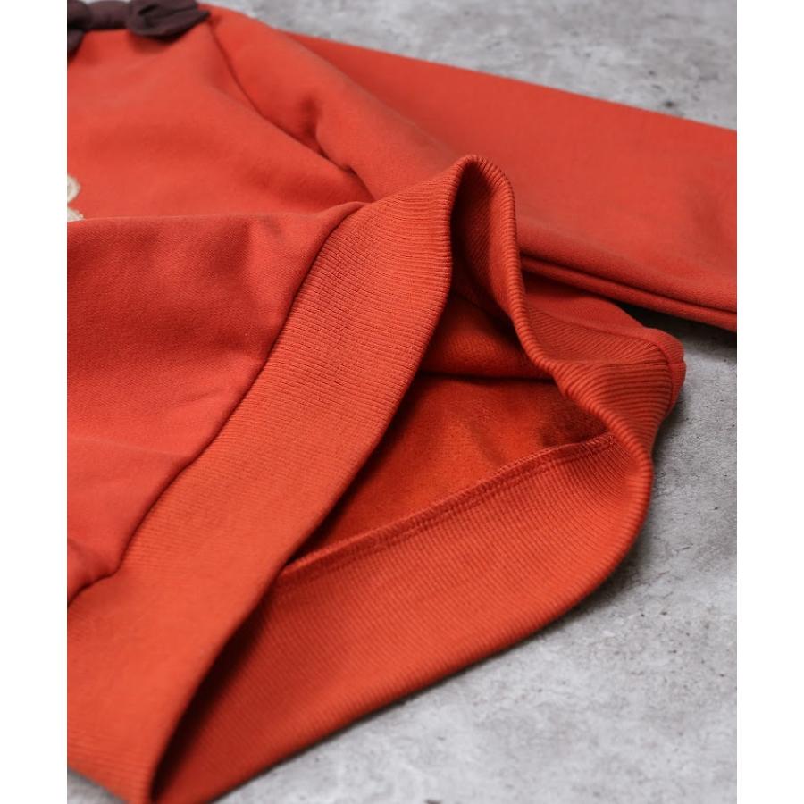 ●50％OFFセール●  ラポシェビスキュイ La poche biscuit テディベアアップリケスウェット(裏起毛) ( 90 100 110 120 130 140 )  アウトレット | la poche biscuit | 09