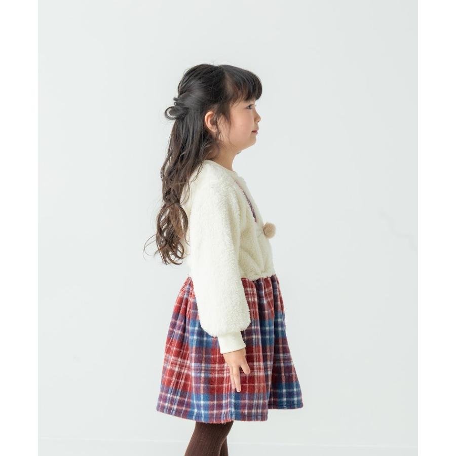 ●50％OFFセール●  ラポシェビスキュイ La poche biscuit うさぎモチーフ柄ワンピース ( 90 100 110 120 130 140 ) 子ども服 幼児 アウトレット | la poche biscuit | 06