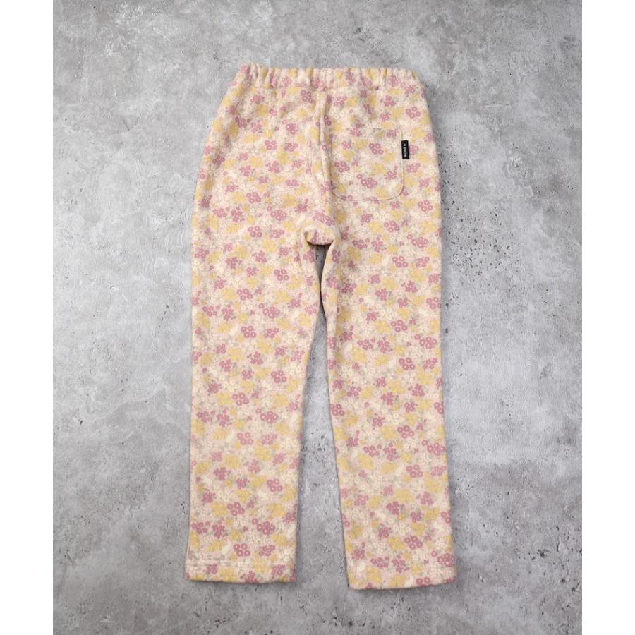 ●50％OFFセール●  ラポシェビスキュイ La poche biscuit 総柄スリムパンツ(裏シャギー) ( 90 100 110 120 130 140 ) 長ズボン アウトレット | la poche biscuit | 05