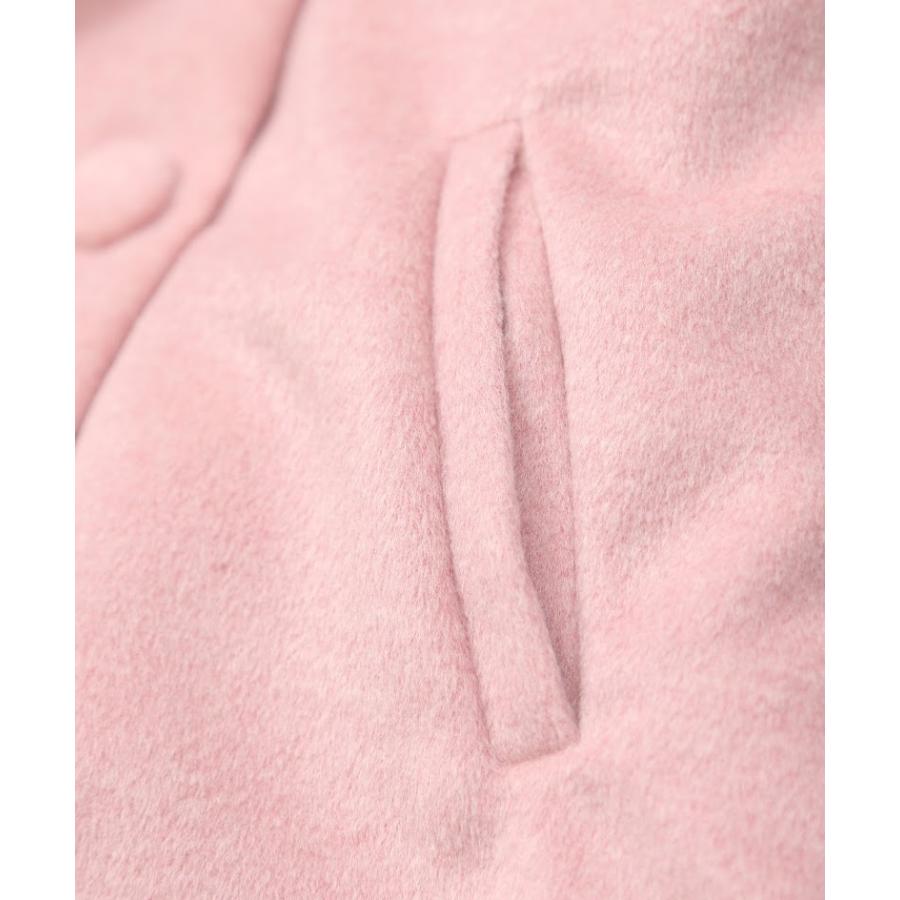 ●50％OFFセール●  ラポシェビスキュイ La poche biscuit うさぎのノーカラーコート ( 90 100 110 120 130 140 ) 子ども服 幼児 アウトレット | la poche biscuit | 04