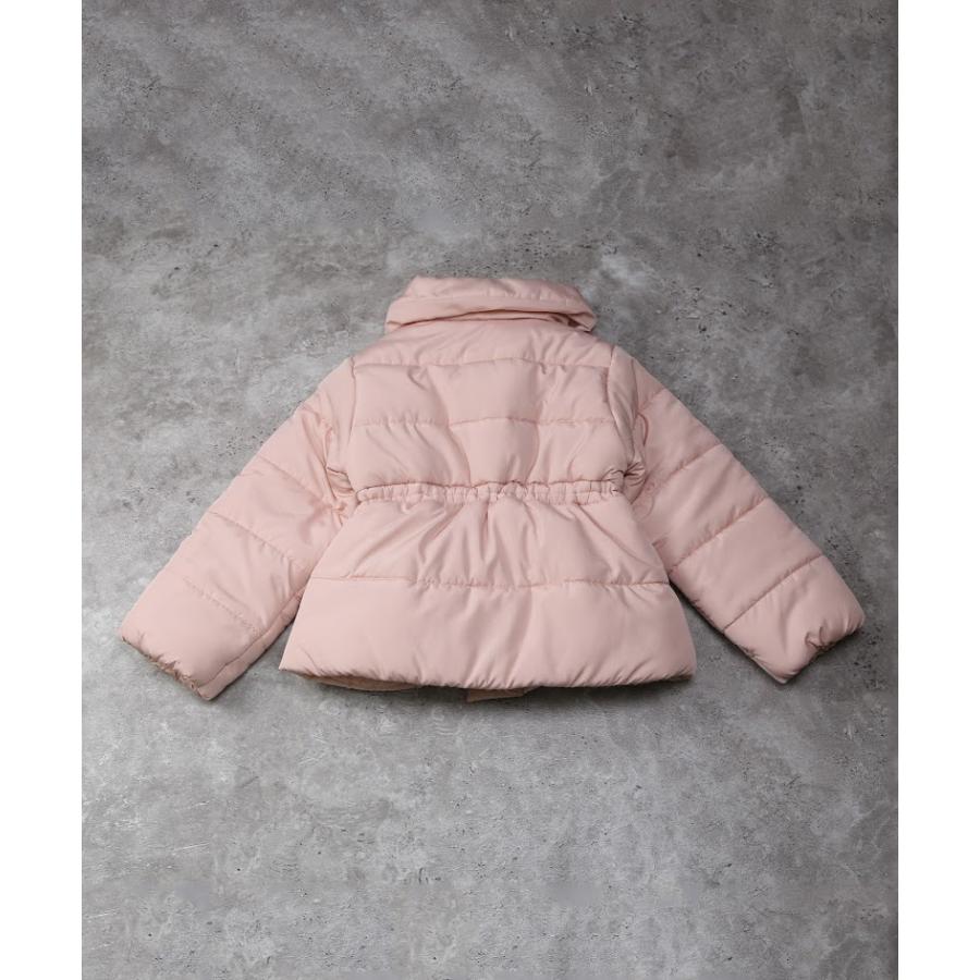 ●50％OFFセール●  ラポシェビスキュイ La poche biscuit リボン付き中綿ジャケット ( 90 100 110 120 130 140 ) 子ども服 幼児 アウトレット | la poche biscuit | 03