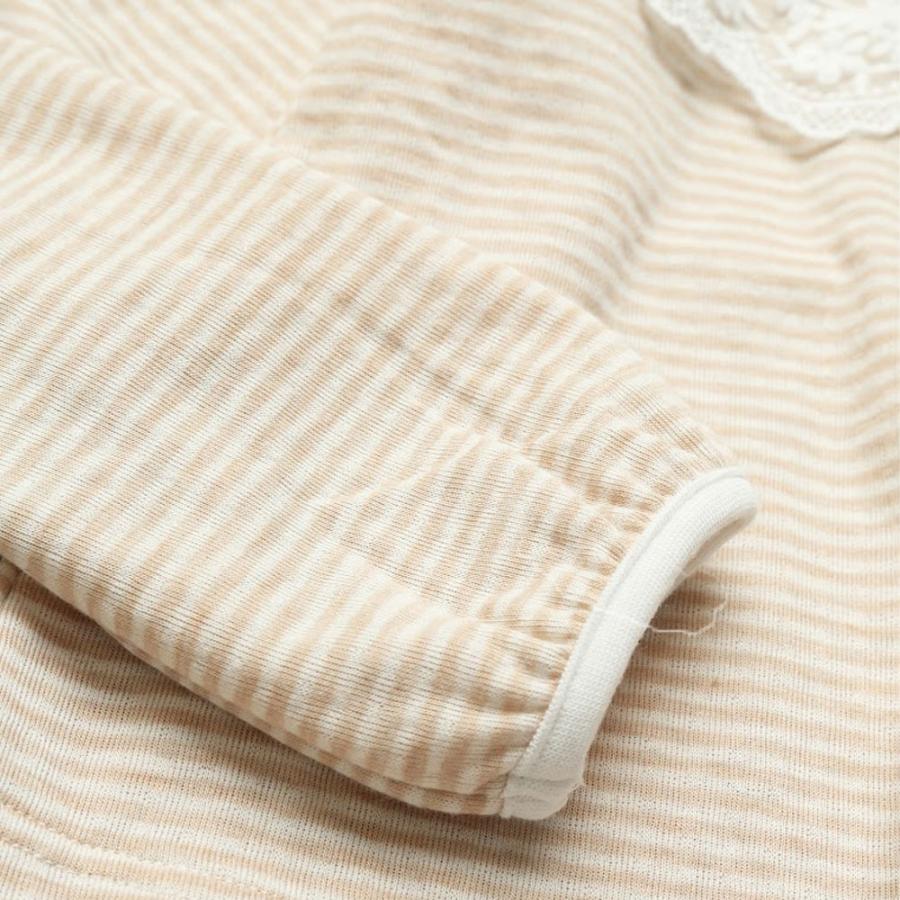 ラポシェビスキュイ La poche biscuit レース衿 ボーダー 長袖Tシャツ (  90 100 110 120 130 140  )  キッズ 幼児 ロンT プレゼント おでかけ カジュアル 女の | la poche biscuit | 05