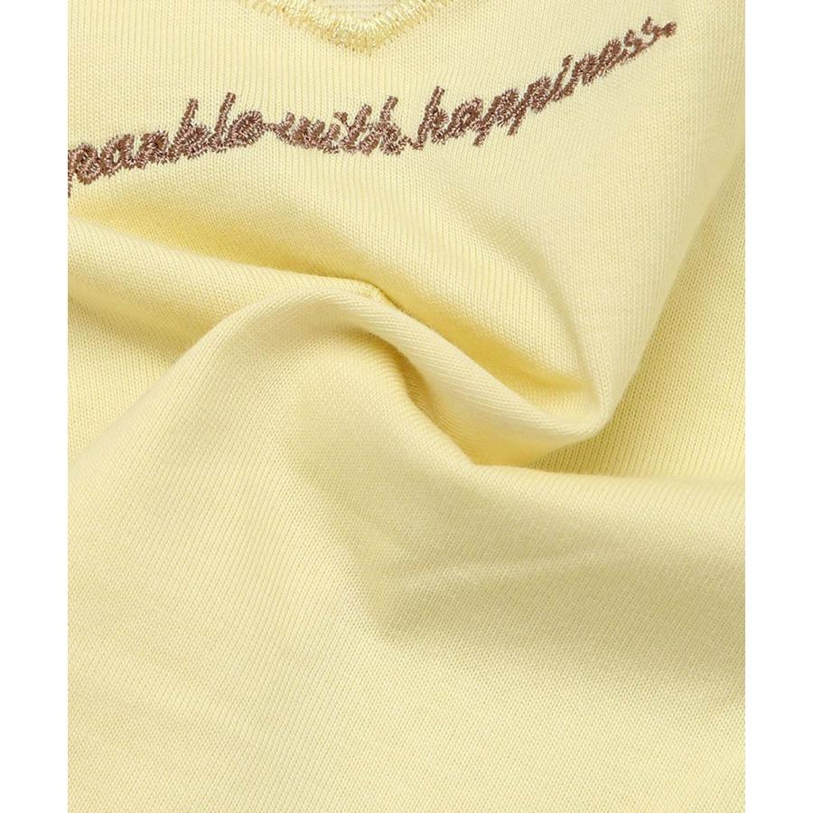 ●40％OFFセール●ラポシェビスキュイ La poche biscuit 立体ハート×袖フリル半袖Tシャツ ( 90 100 110 120 130 140 ）　アウトレット | la poche biscuit | 07