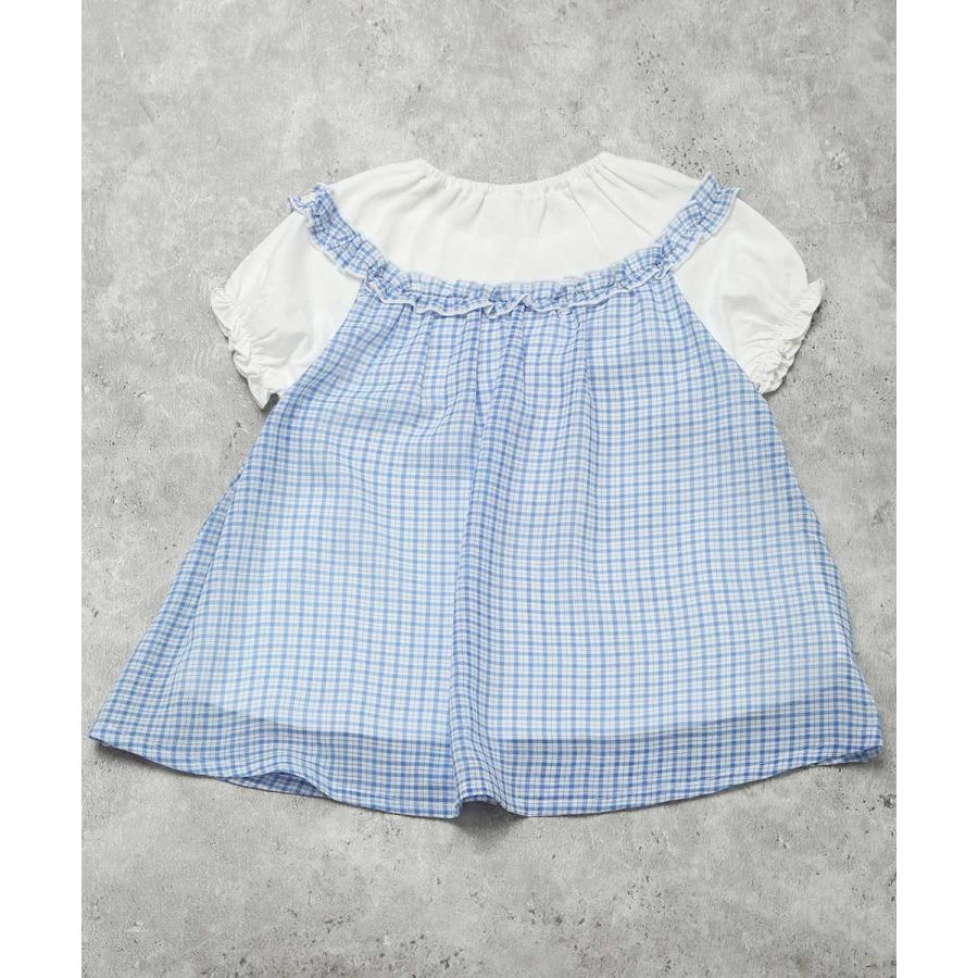 ラポシェビスキュイ La poche biscuit シフォンドッキングチュニック ( 90 100 110 120 130 140 ） | la poche biscuit | 03
