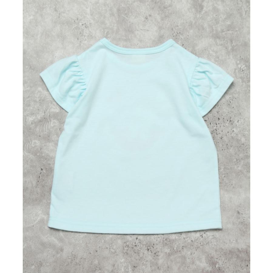 ●40％OFFセール●ラポシェビスキュイ La poche biscuit ウサギプリント パフスリーブTシャツ ( 90 100 110 120 130 140 ）　アウトレット | la poche biscuit | 04
