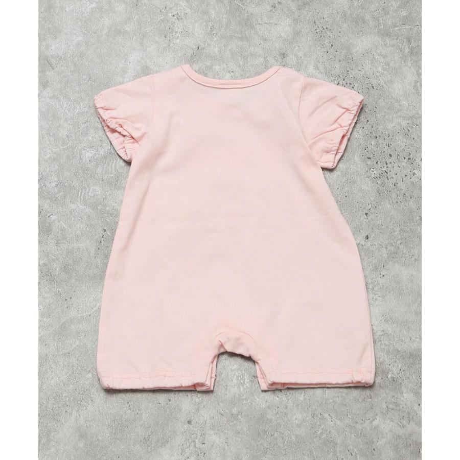 ラポシェビスキュイ La poche biscuit （綿100％） シマエナガ 刺しゅう 半袖 カバーオール ( 70 80 ） | la poche biscuit | 02